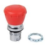 Allen Bradley 800FMMP44 Red Maintained Push-Pull Mushroom Switch for Emergency Stop