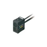 Keyence CZ-H35S reflective sensor head with shine cancellation, 28–52 mm detection range, and multi-color LED light source