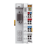 Beckhoff BK3150 PROFIBUS Compact Bus Coupler with support for 64 terminals and 12 Mbaud baud rate