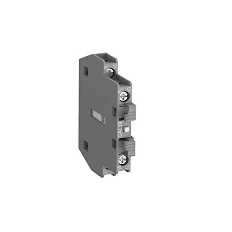 ABB Auxiliary Contact Block CAL19-11 1SFN010820R1011 Image of ABB Auxiliary Contact Block CAL19-11, part number 1SFN010820R1011, with 1NO + 1NC side-mounted design
