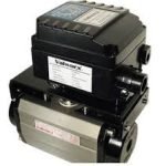 Image of Valworx Electro Pneumatic Positioner, part number 529960A, showing aluminum housing and connection details