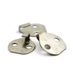 2-Hole stainless steel lacing tops for cable management and bundling applications