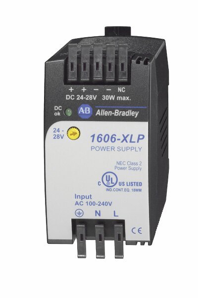 Allen Bradley 1606-XLP30E 30W DIN rail mount power supply