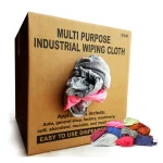 Premium Colored Knit Cleaning Rags T-Shirt Cloths Bulk Wipers 25 lbs PCR-25