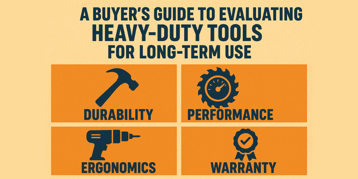 A Buyer’s Guide to Evaluating Heavy-Duty Tools for Long-Term Use