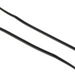 RS PRO 233-455 Black Nylon Cable Ties Pack of 100