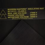 Modern Eastern High-Voltage Insulating Rubber Mat CME-IEC-2
