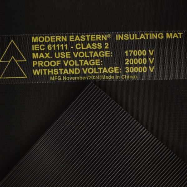 Modern Eastern High-Voltage Insulating Rubber Mat CME-IEC-2