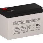 SigmasTek SP12-7.5 (T2) 12V 7.5Ah SLA AGM Battery with F2 terminal