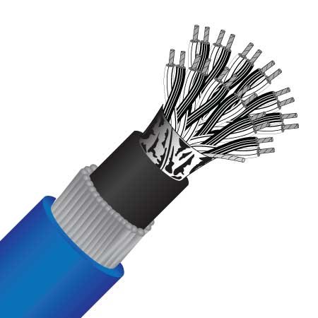 MESC 12PX18AWG Shielded Armored Instrumentation Cable