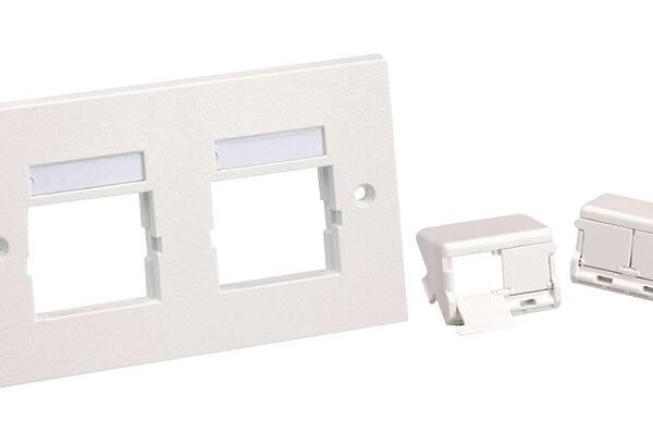 Panduit CFPUKS4SAW‑2GY Faceplate