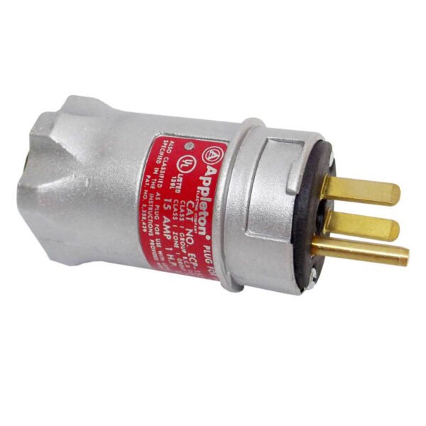Appleton ECP 1523 Electrical Plug – 15A 125V Industrial Plug