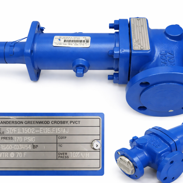 Crosby Safety Relief Valve 1.5F2 JLTJ0S-E15S4J 1-1/2"x2" 170 PSI