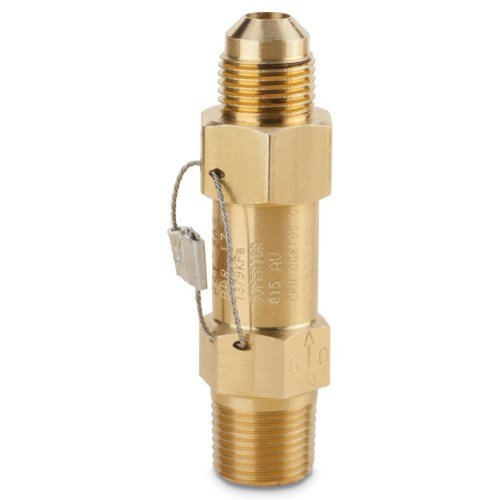 Superior Straight-Thru Pressure Relief Valve 3/8 NPT x 1/2 SAE